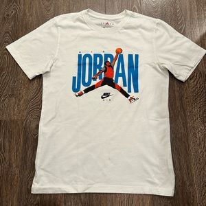 Air Jordan Jumpman Logo 90’s Retro Shirt - Size S White